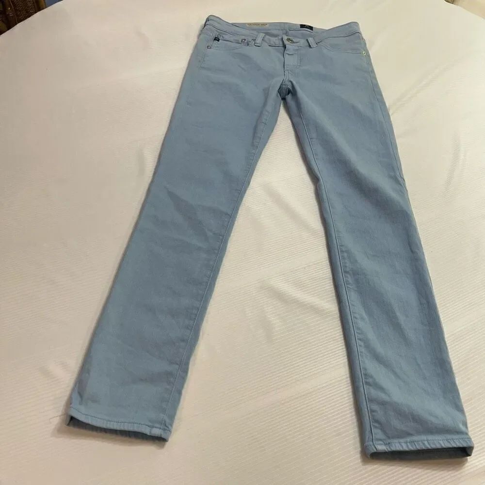 NWT Adriano Goldschmied The Stevie Ankle Slim Straight Blue Denim Jeans Size 26